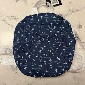 NWT Kendall And Kylie Mini Purse Backpack. Navy Blue with White Anchors :)